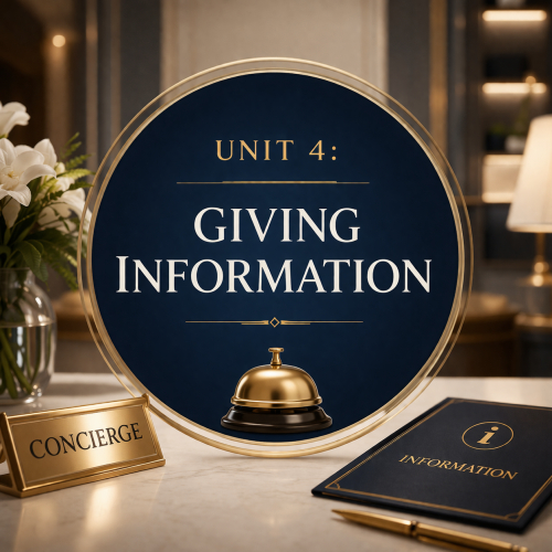 Session 4 - Unit 4: Giving Information